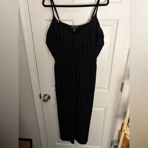 Forever 21 Elegant Black Long Dress